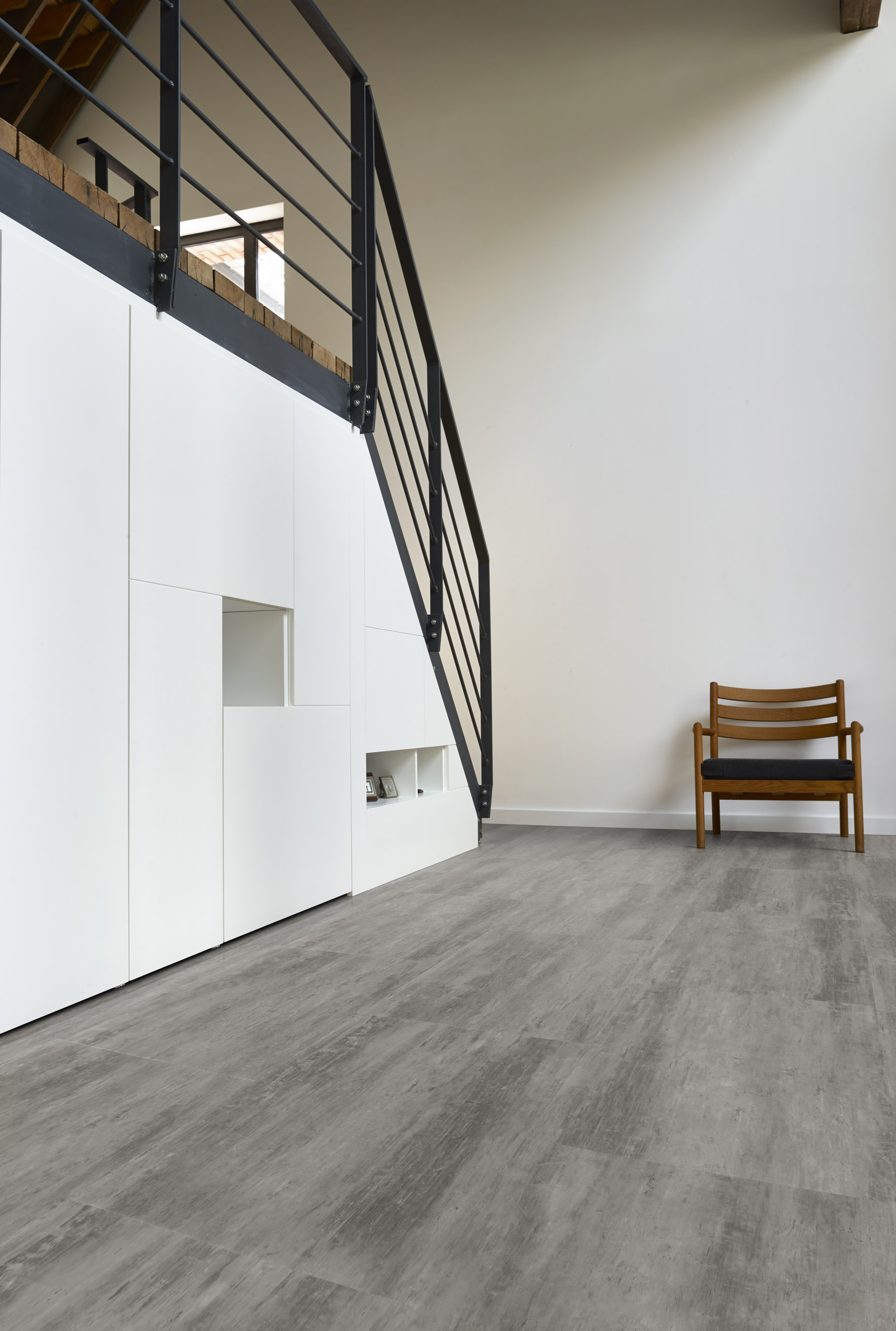 COREtec® Rigid Klick-Vinyl 'Weathered Concrete 03' - The Essentials - 50 LVT 1803